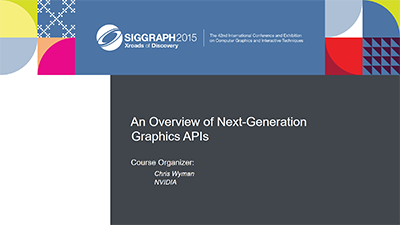 An Overview of Next-Generation Graphics APIs